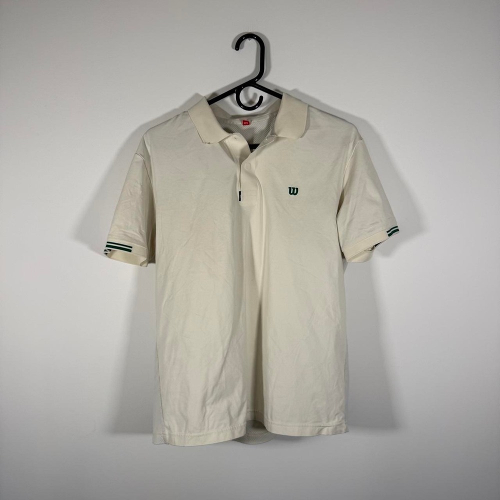 wilson white polo